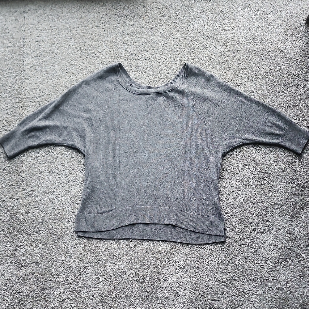 American Eagle Outfitters Gray Blouse